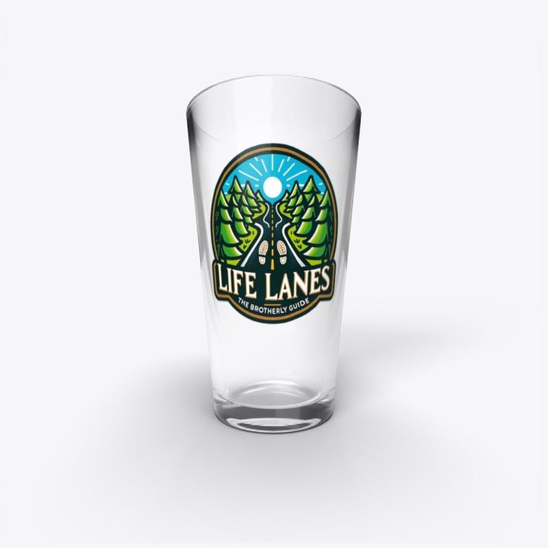 Life Lanes Pint Glass